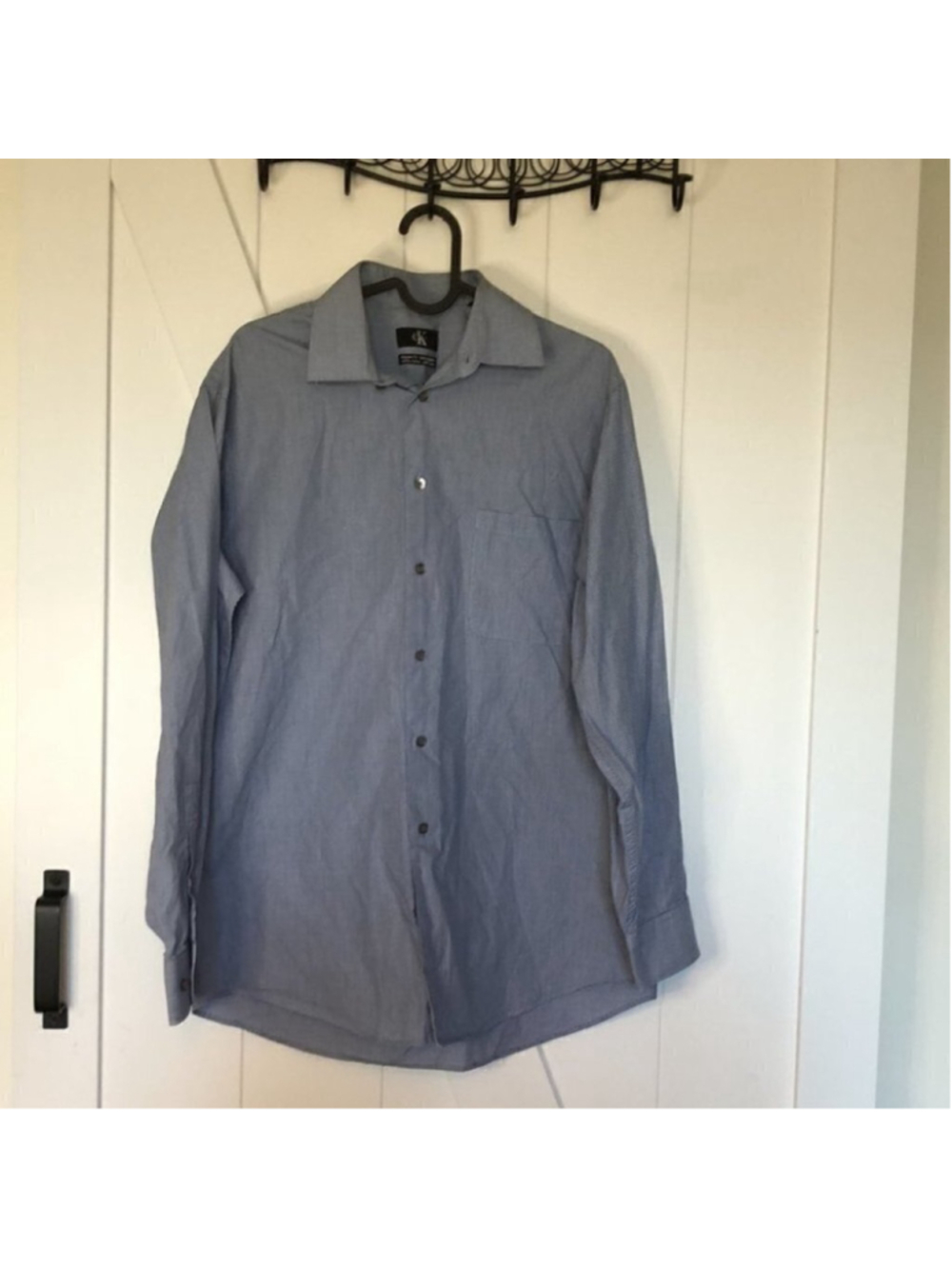 Calvin Klein button down regular fit shirt sz 15.5